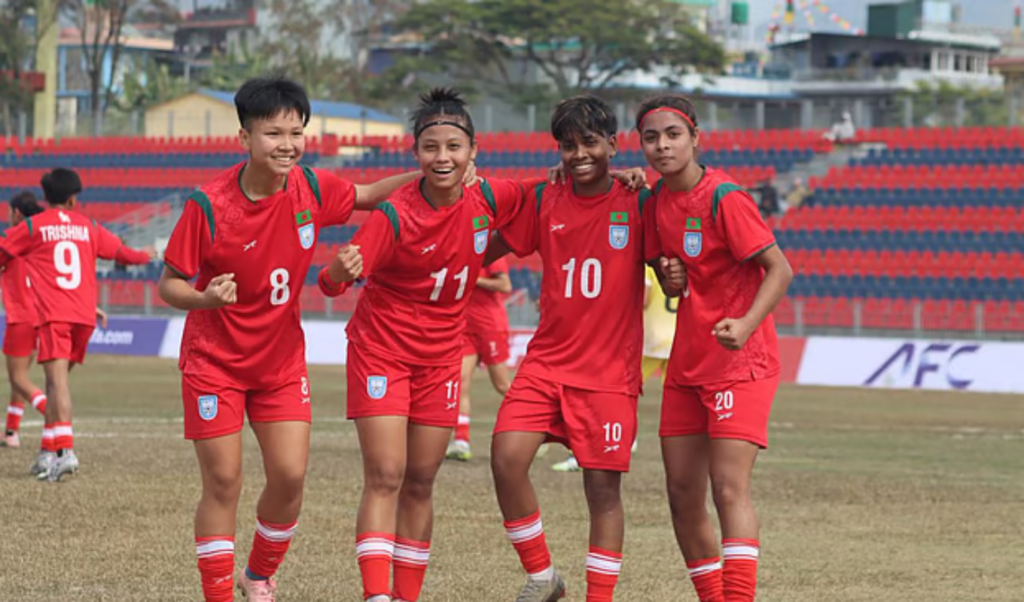 the bangladeshi girls defeated bhutan 12 0 The Bangladeshi girls defeated Bhutan 12-0
