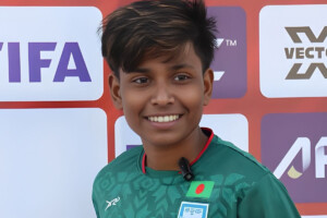 The girl who once set the goalposts on fire is now a goal-scoring machine.