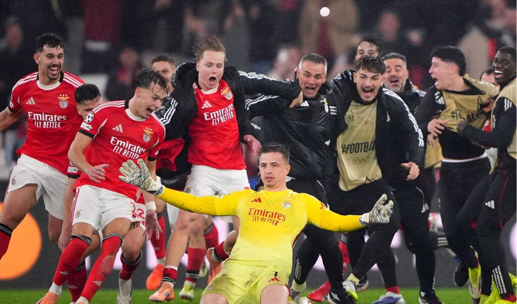 the incredible save by the goalkeeper sent mourinhos benfica past real into the playoffs The incredible save by the goalkeeper sent Mourinho's Benfica past Real into the playoffs