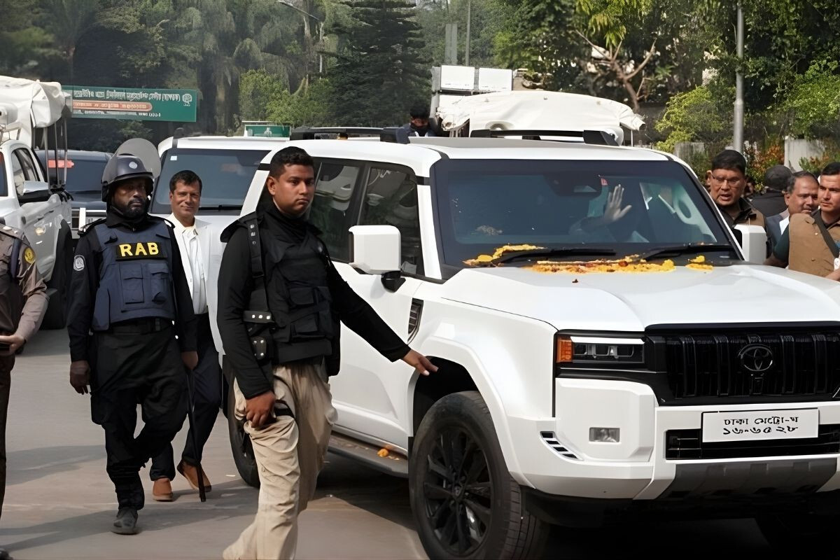 The mysterious document of the biker was affixed to Tarique Rahman’s car, and he fled