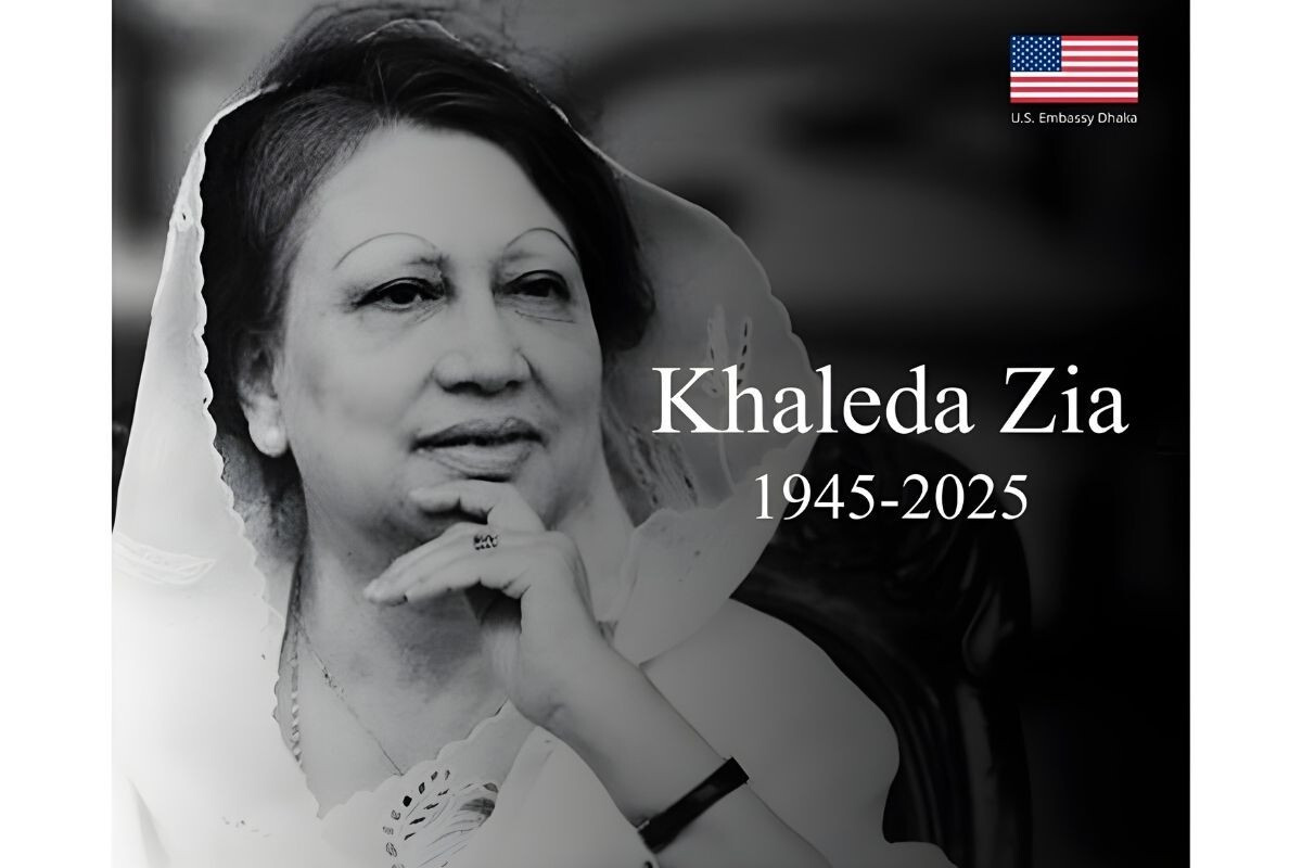 The United States has expressed deep condolences over the death of Khaleda Zia