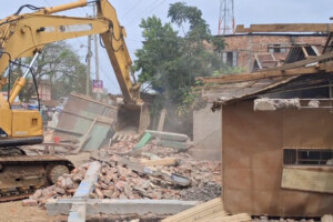 Thirty-Five Illegal Structures Demolished in Durgapur