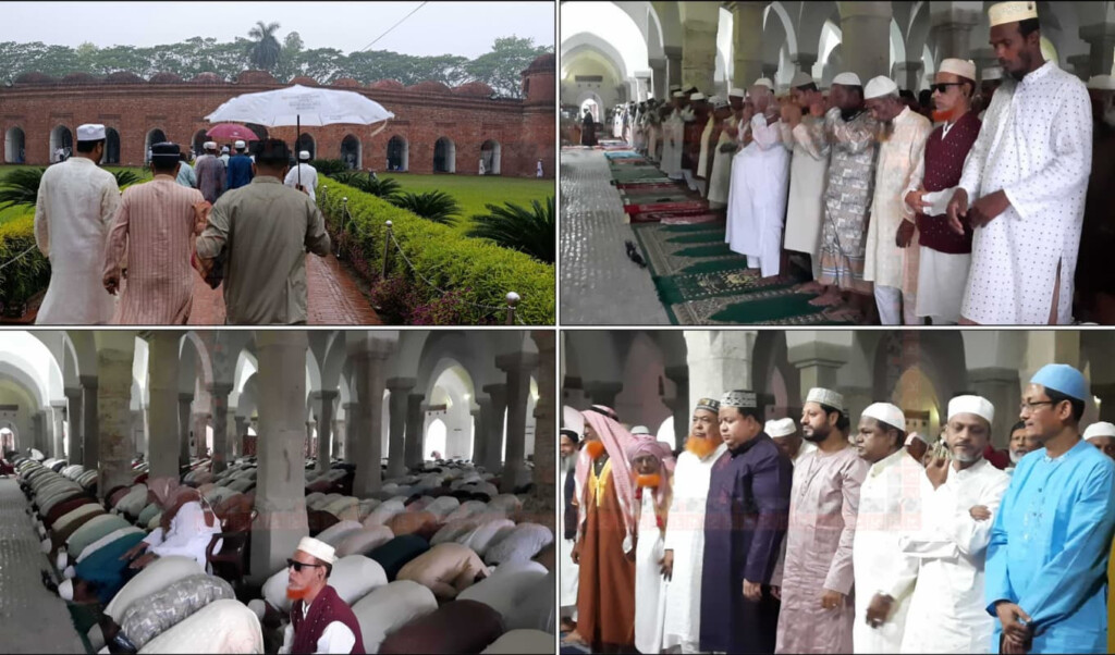 thousands brave rain for eid at shat gambuz mosque Thousands Brave Rain for Eid at Shat Gambuz Mosque