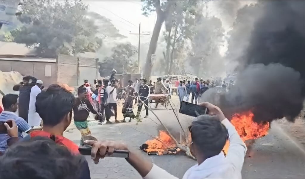three people died in a road accident while a child miraculously survived Three people died in a road accident, while a child miraculously survived.