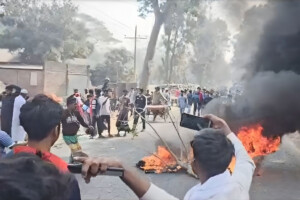 Three people died in a road accident, while a child miraculously survived.