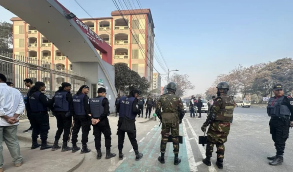 tight security deployed at dhaka polling stations Tight Security Deployed at Dhaka Polling Stations