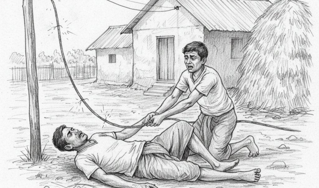 tragic death of brothers after electric wire accident Tragic Death of Brothers After Electric Wire Accident