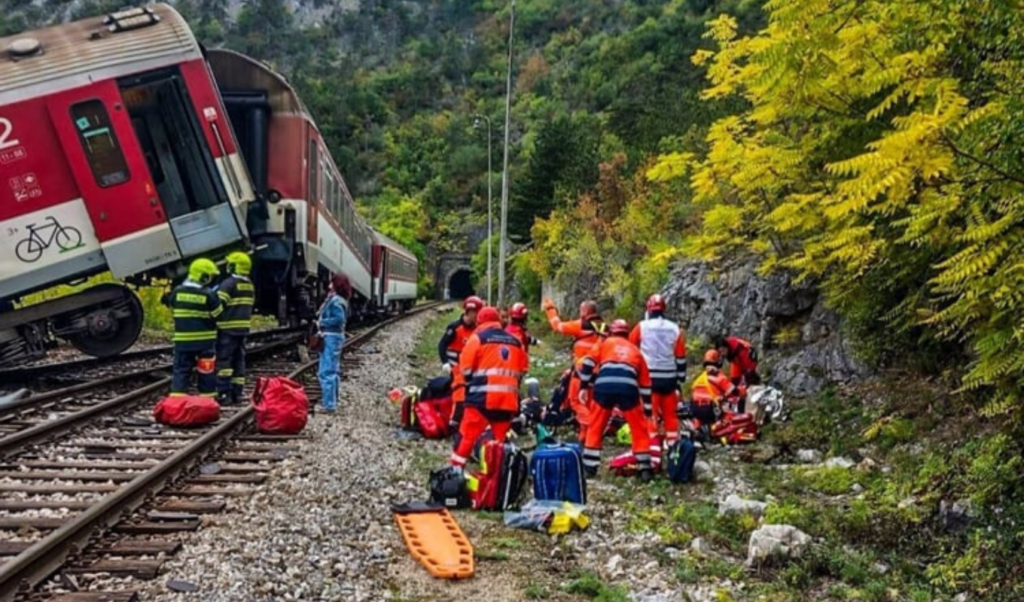 train collision in slovakia leaves dozens injured Train Collision in Slovakia Leaves Dozens Injured