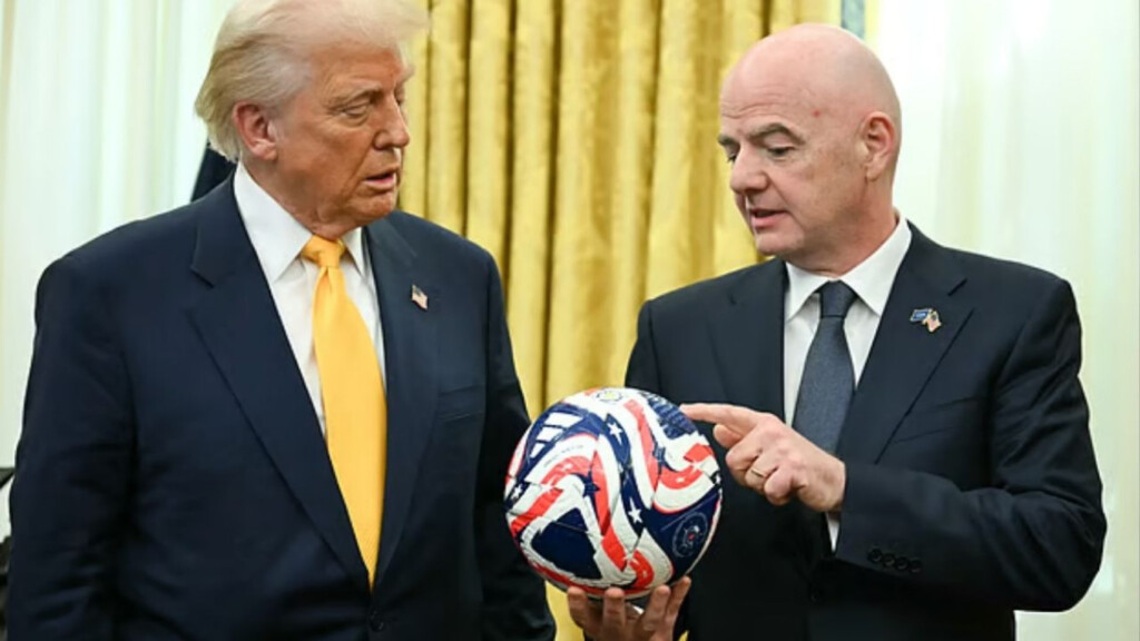 trump backs infantino for thirty more years at fifa Trump Backs Infantino for Thirty More Years at FIFA