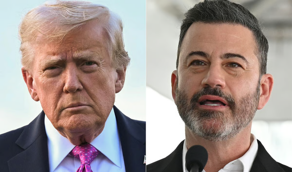 trump lashes out as suspended tv host kimmel returns to air Trump Lashes Out as Suspended TV Host Kimmel Returns to Air