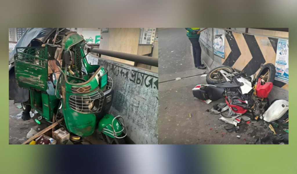two killed in cng motorcycle collision at mouchak flyover including university student Two Killed in CNG-Motorcycle Collision at Mouchak Flyover, Including University Student