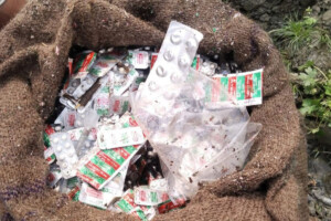 Two Sacks of Government Medicines Found in River