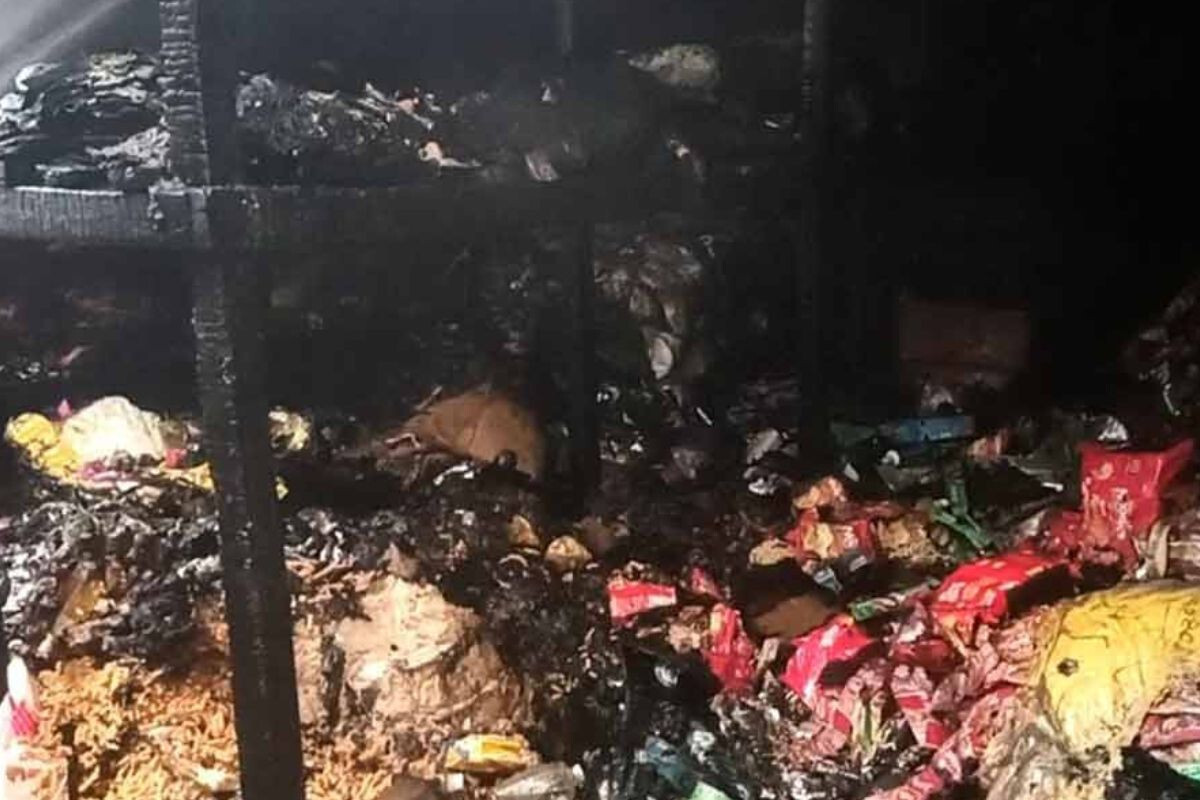 Two Warehouses Burned Down in Nabinagar Fire