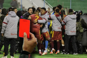 Unprecedented Football Scandal: Bolivian Clash Ends with 17 Shock Red Cards!