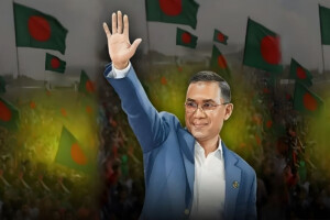 “US expresses congratulations and interest in cooperation with Tarique Rahman on his historic victory.”