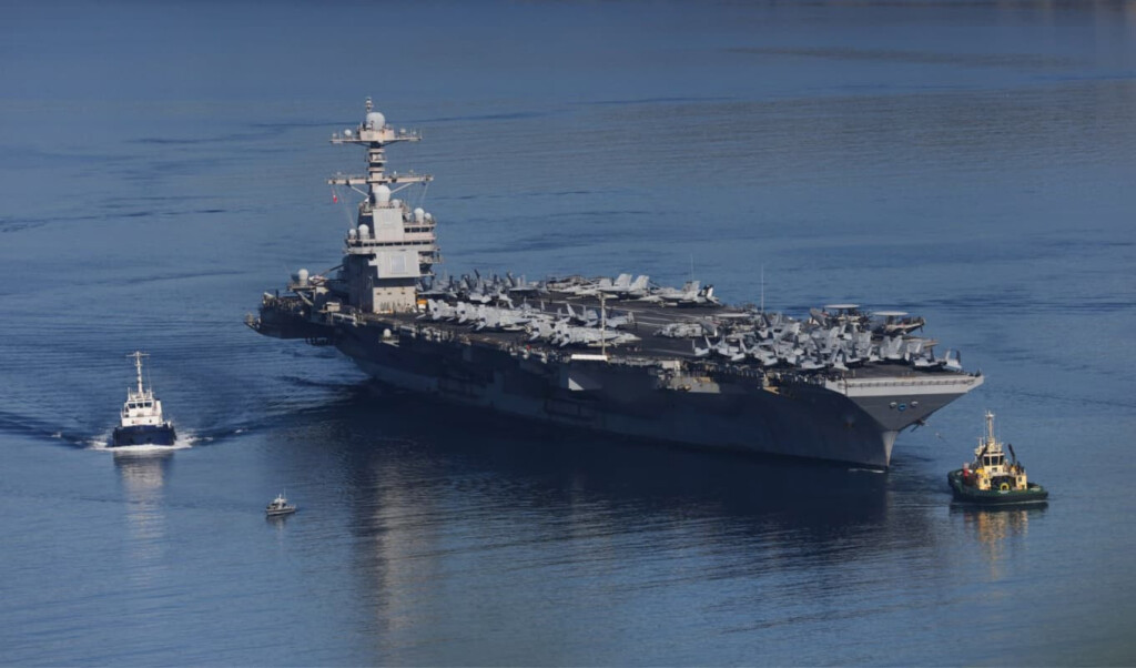usas uss gerald r ford fire rages over 30 hours USA’s USS Gerald R. Ford Fire Rages Over 30 Hours