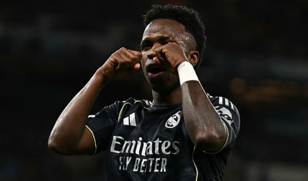 vincius celebrates goals with tearful gesture Vinícius Celebrates Goals With Tearful Gesture