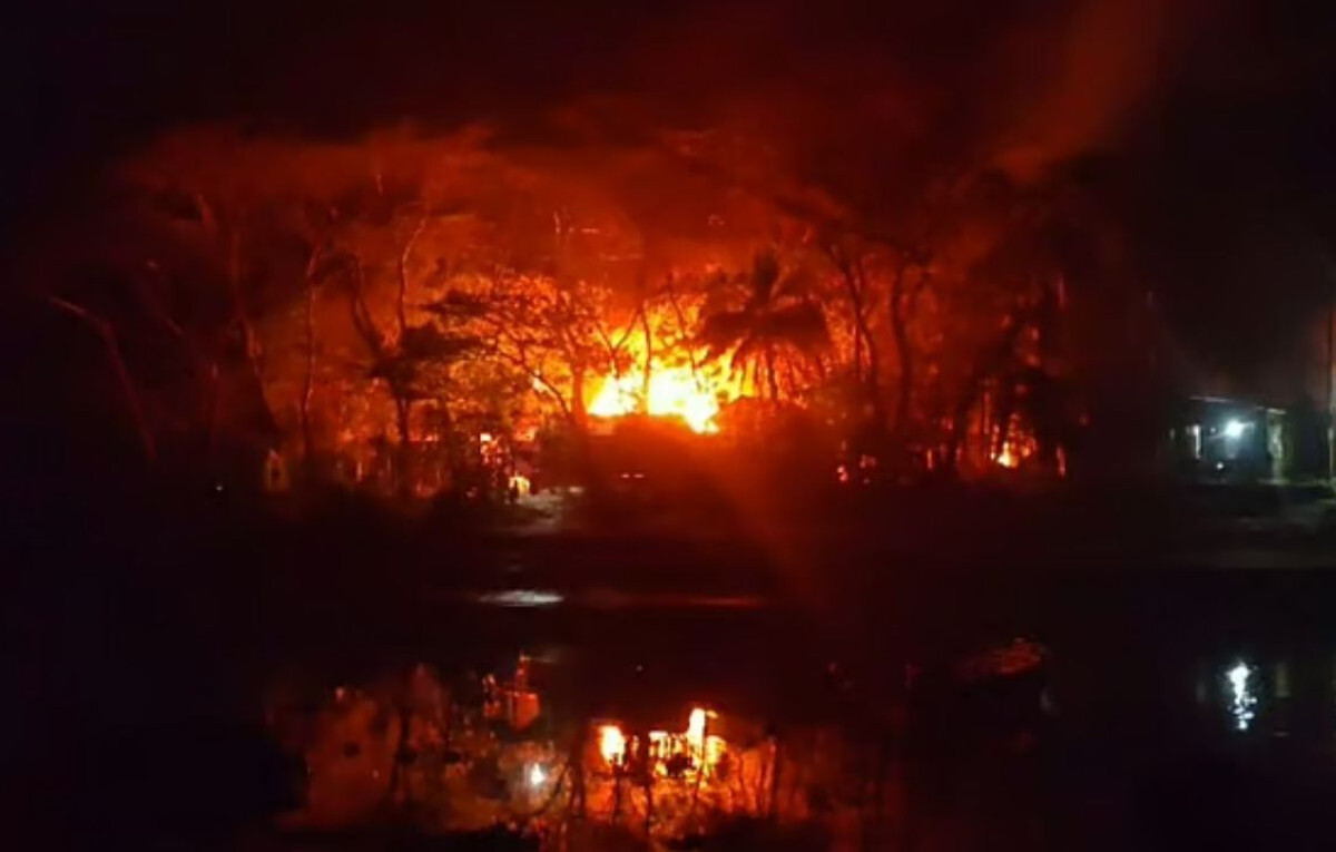 Violence and Arson Following Murder in Madaripur