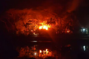 Violence and Arson Following Murder in Madaripur