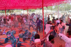 Violence Erupts at Sherpur Election Manifesto Event