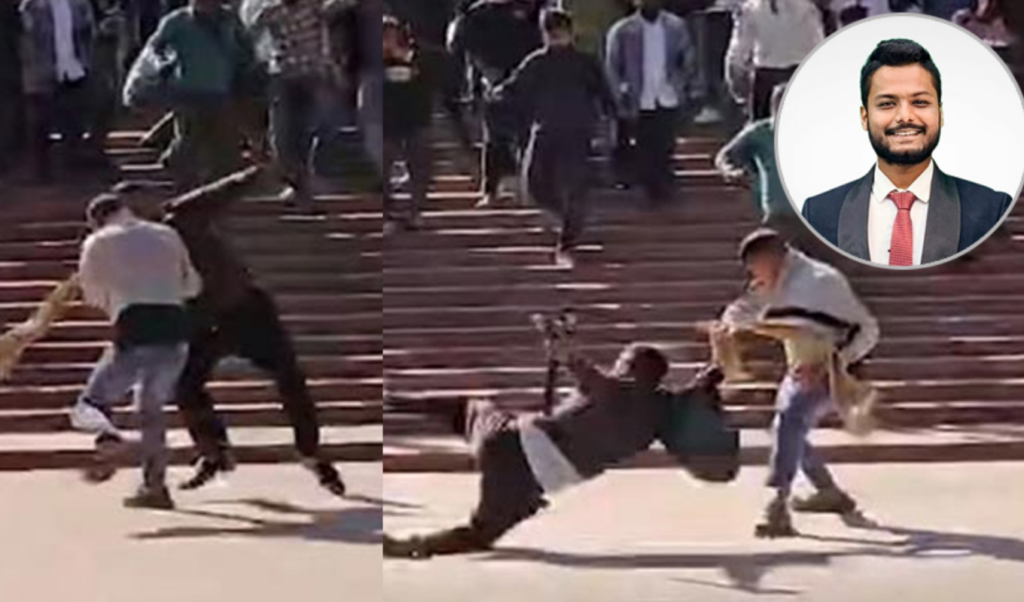 Violent Assault on Journalist Sparks Tension at Mirpur Memorial 2 violent assault on journalist sparks tension at mirpur memorial Violent Assault on Journalist Sparks Tension at Mirpur Memorial