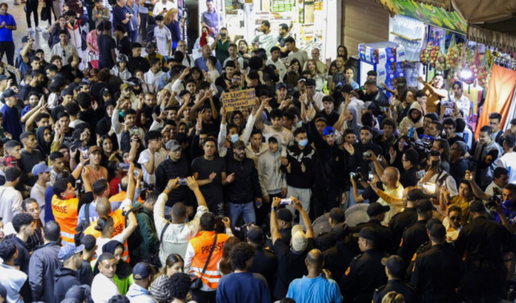 Violent Clashes Erupt in Morocco After Days of Protests 2 violent clashes erupt in morocco after days of protests Violent Clashes Erupt in Morocco After Days of Protests