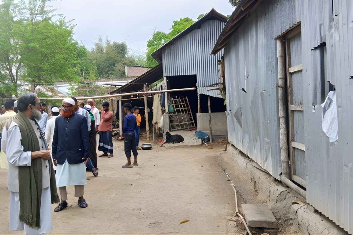 Violent Rampage Destroys 17 Homes in Faridpur