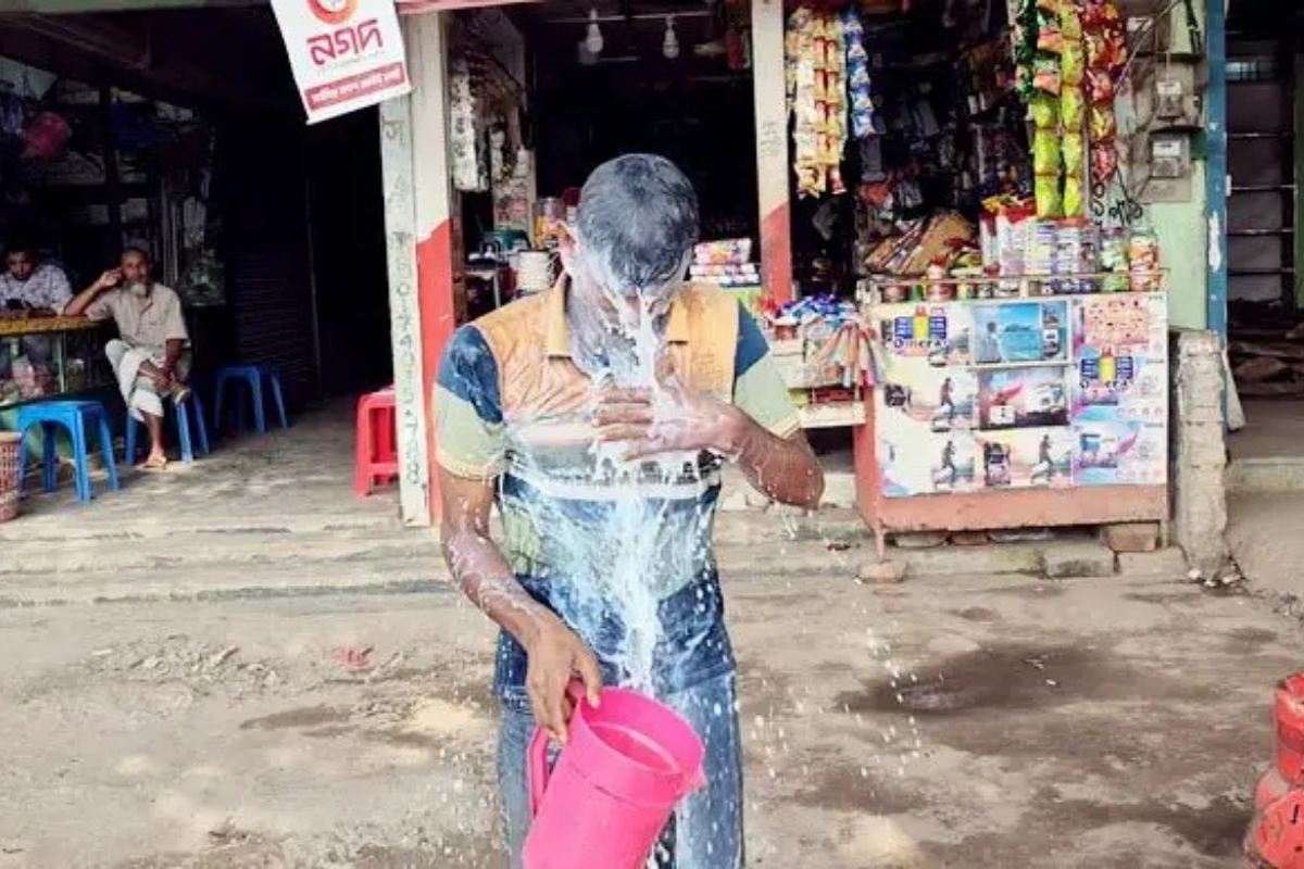 Volunteer Wing Leader Quits Politics After Bathing in Milk in Thakurgaon