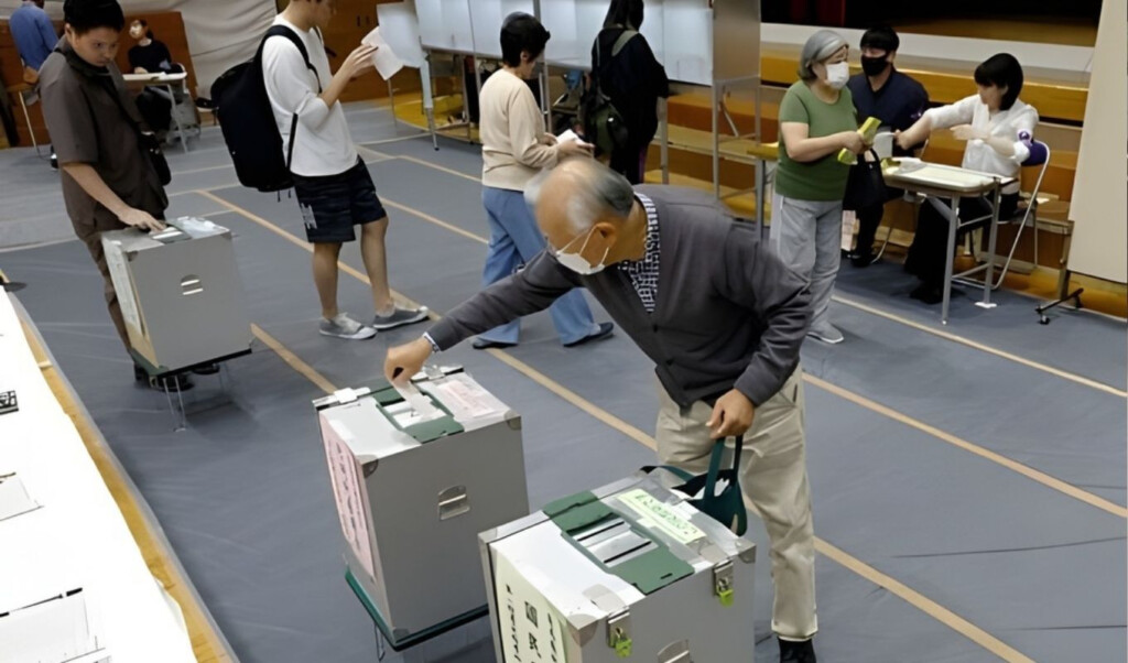 voting has begun for the national elections in japan Voting has begun for the national elections in Japan.