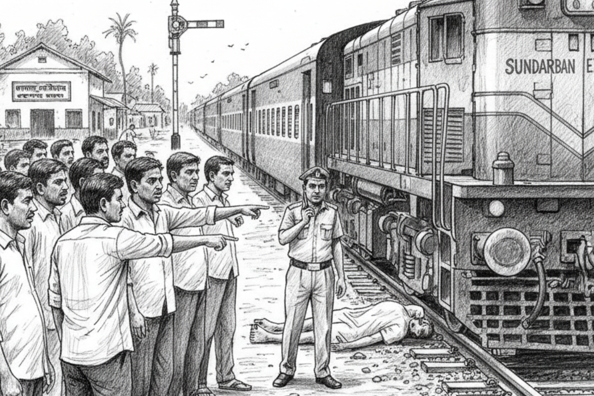 Woman Dies After Being Run Over by Train in Kaliganj