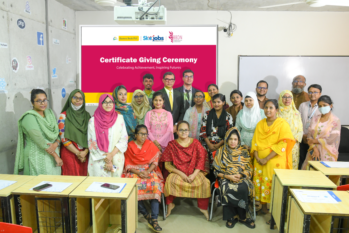 Women with Disabilities Graduate from Digital Marketing Training under EBL–BBDN Partnership