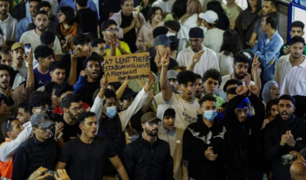 Young Moroccans Protest for Seventh Consecutive Day 2 young moroccans protest for seventh consecutive day Young Moroccans Protest for Seventh Consecutive Day