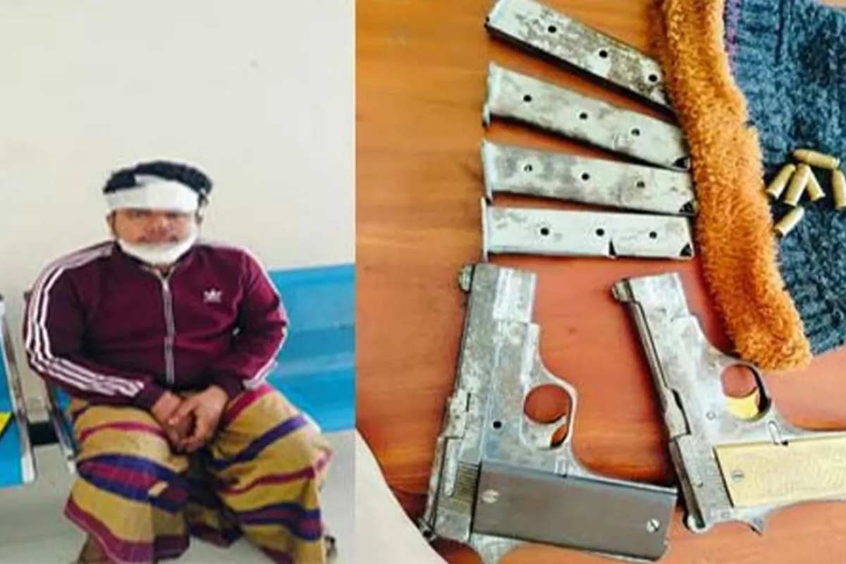 Youth Arrested With Foreign Pistols, Ammunition
