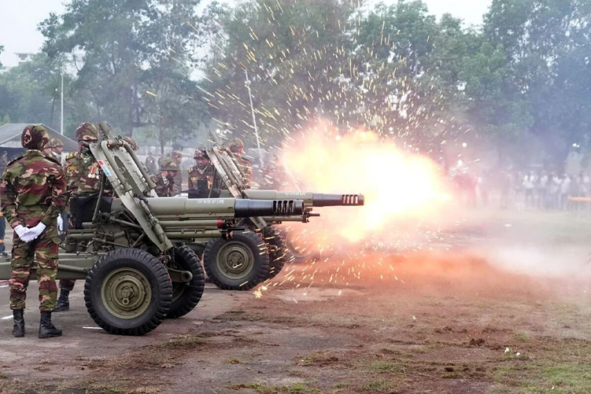 31-Gun Salute Marks Independence Day