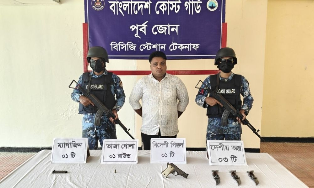 Armed Drug Dealer ‘Don Russell’ Arrested in Teknaf