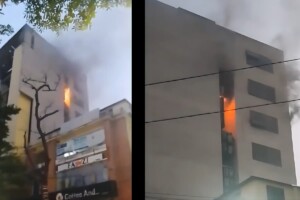 Fire Breaks Out on Top Floor of Banani Building