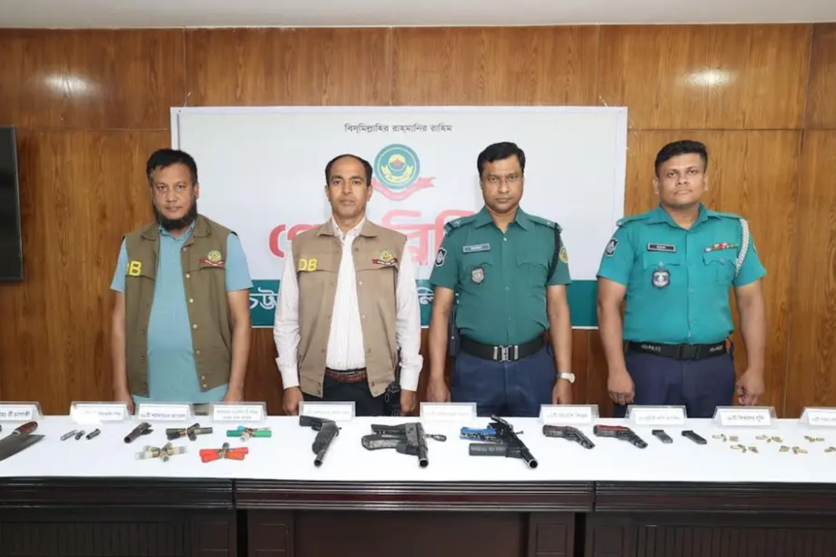 Four Apprehended in Chittagong Following Firearms Seizures