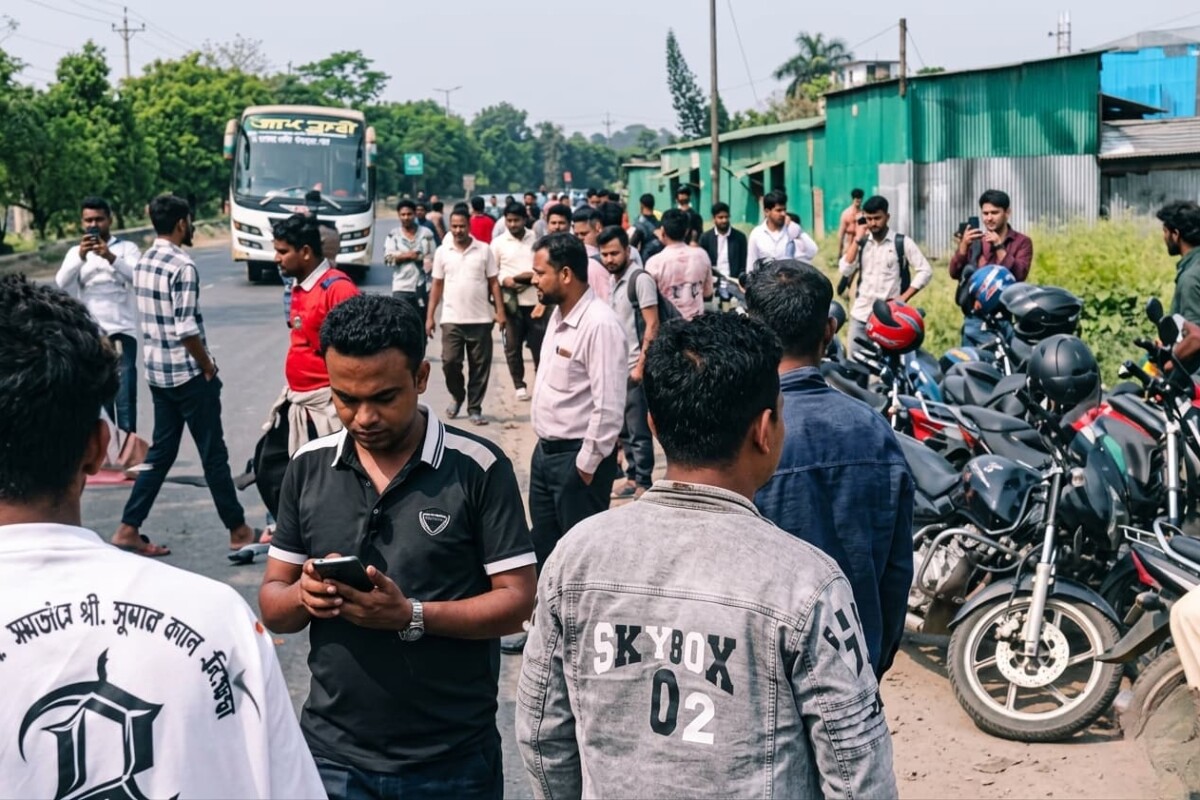 Fuel Protest in Natore Leads to Road Block, Station Fined