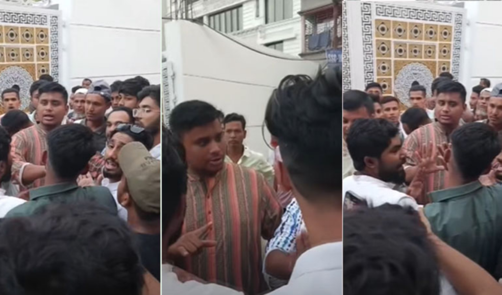 Hasnat Abdullah Faces Protest at Ex Mayors Residence in Chattogram Hasnat Abdullah Faces Protest at Ex-Mayor’s Residence in Chattogram