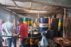 Illegal Diesel Stockpile Seized in Belkuchi