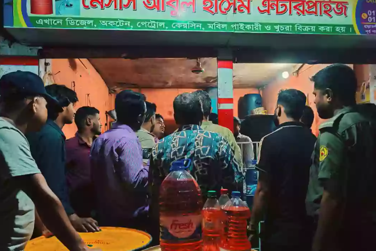 Illegal Octane Stockpile Seized in Comilla Raid