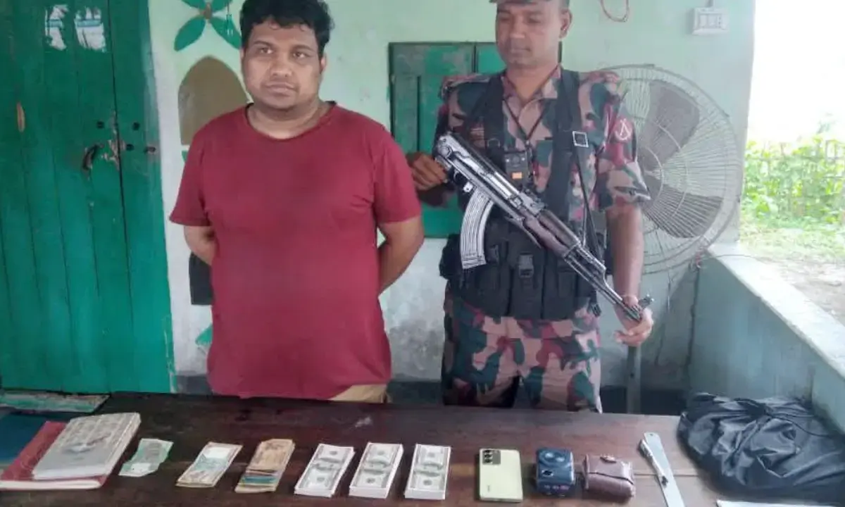 Indian National Held with Foreign Currency