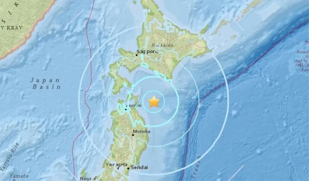 Northern Japan Shaken by 6.2 Magnitude Quake