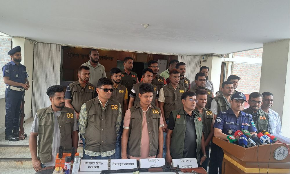 Three Arrested in Pabna Arms Raid