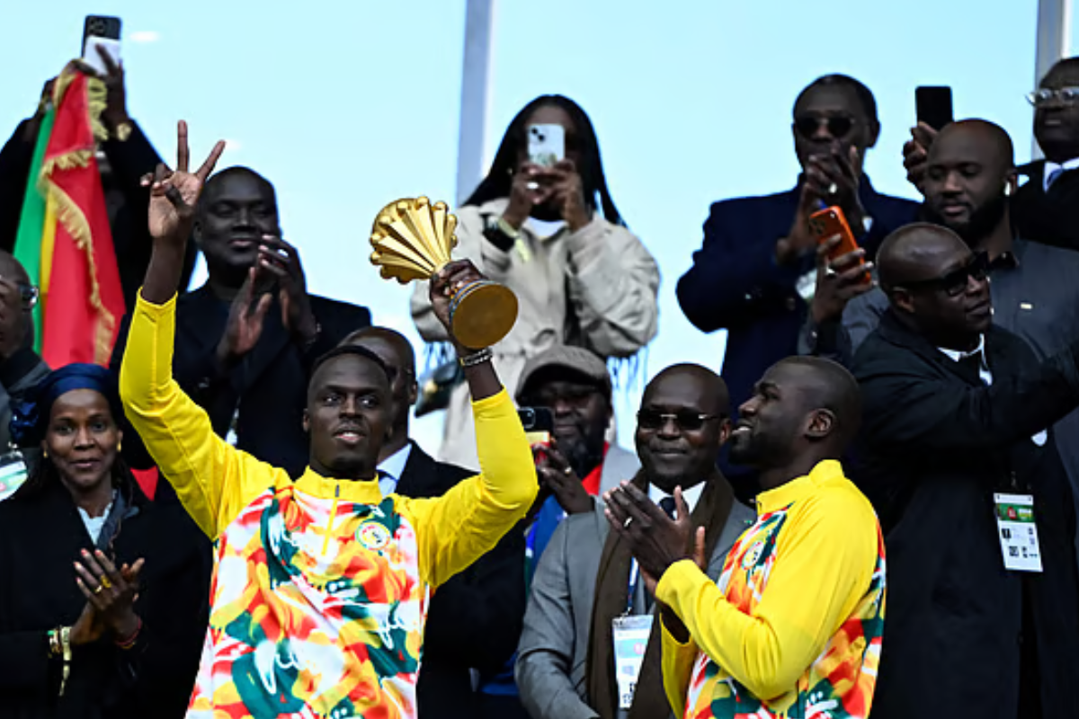 Controversial Trophy Parade by Senegal