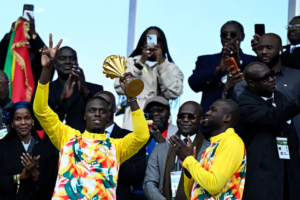 Controversial Trophy Parade by Senegal