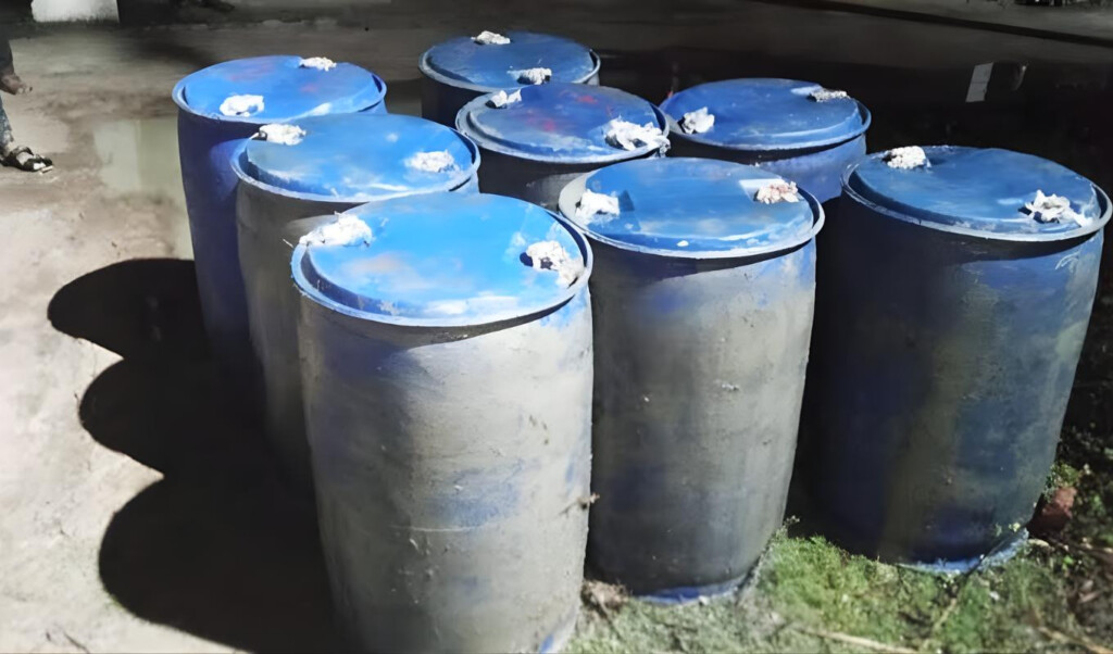 eight diesel drums recovered Eight Diesel Drums Recovered