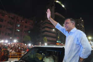 First visit of Tarique Rahman to the central office as Prime Minister