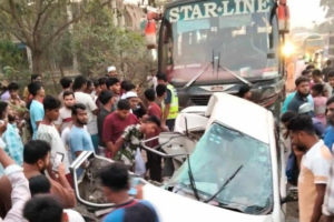 Four Killed in Bus Crash in Cumilla