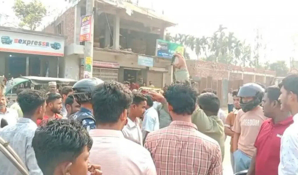 fuel shortage sparks road block in gaibandha Fuel Shortage Sparks Road Block in Gaibandha